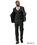 Mens-suit Tattersall Pattern by Stacy Adams