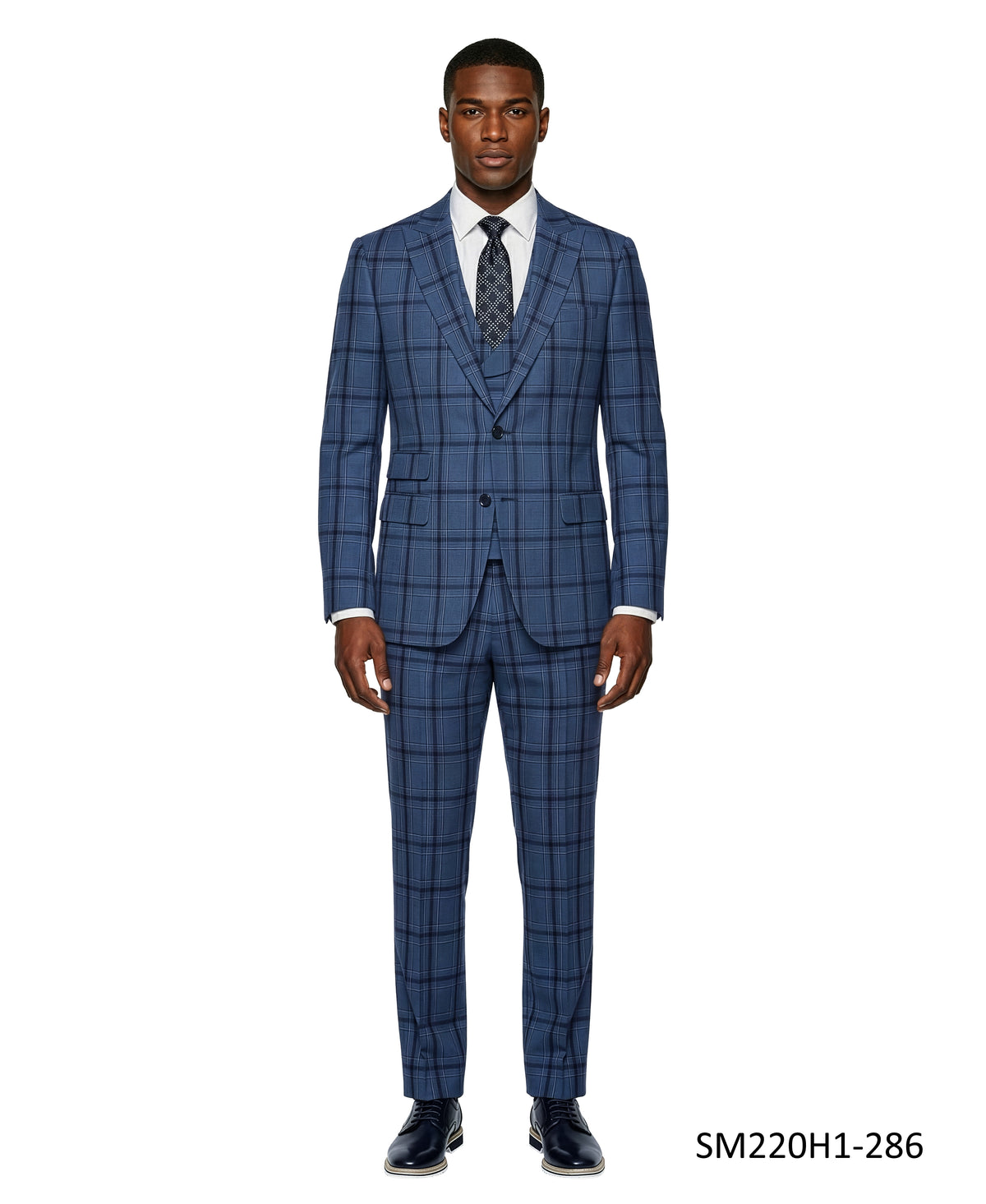 Stacy Adams 3PC w/ Double Breasted Vest