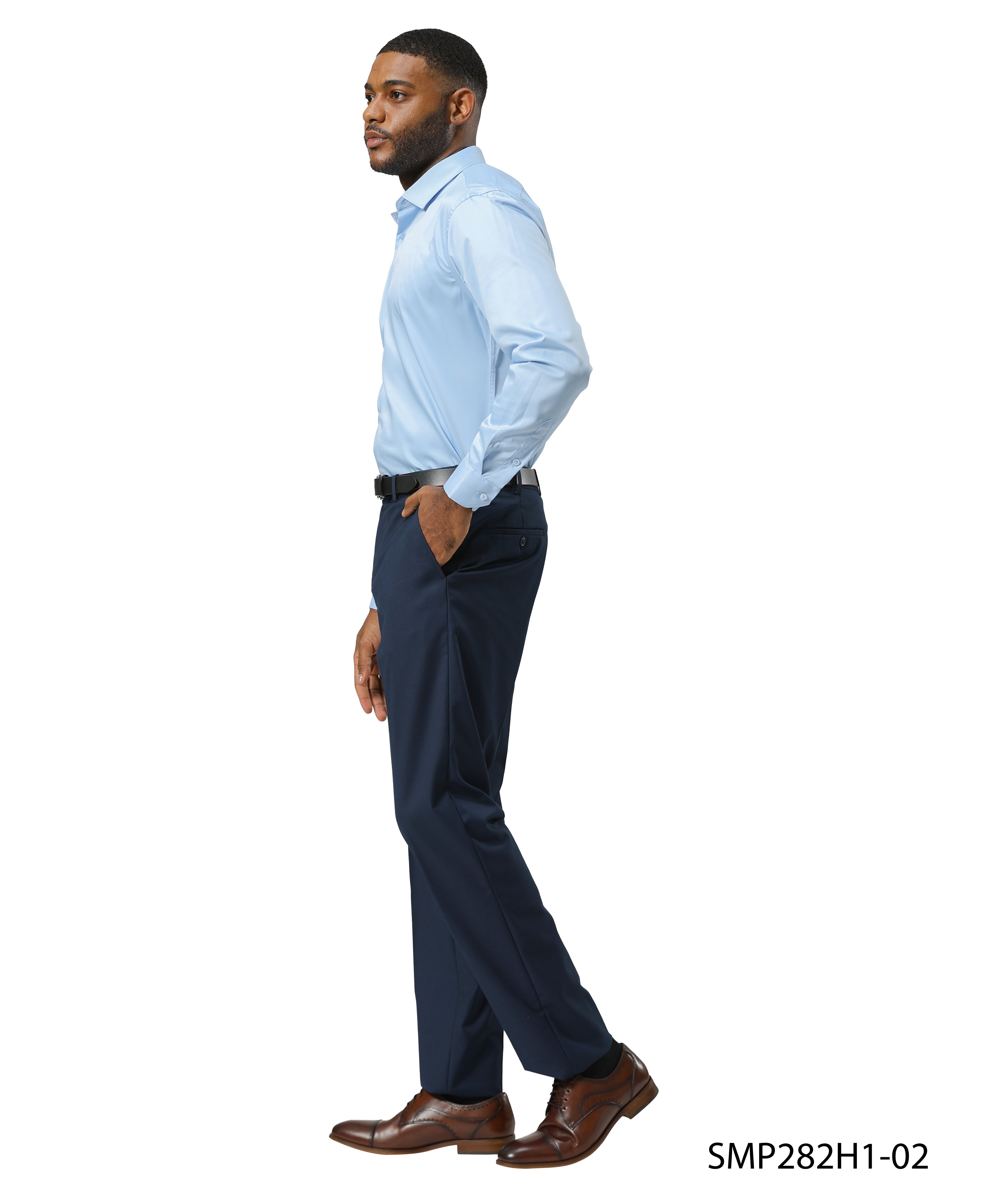 Stacy Adams Solid Dress Pants – Classic Elegance & Everyday Comfort | D&K Menswear