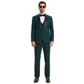Men's Stacy Adams Hybrid-Fit 3-Piece Tuxedo Set – Modern Elegance for Formal Occasions | D&K Menswear