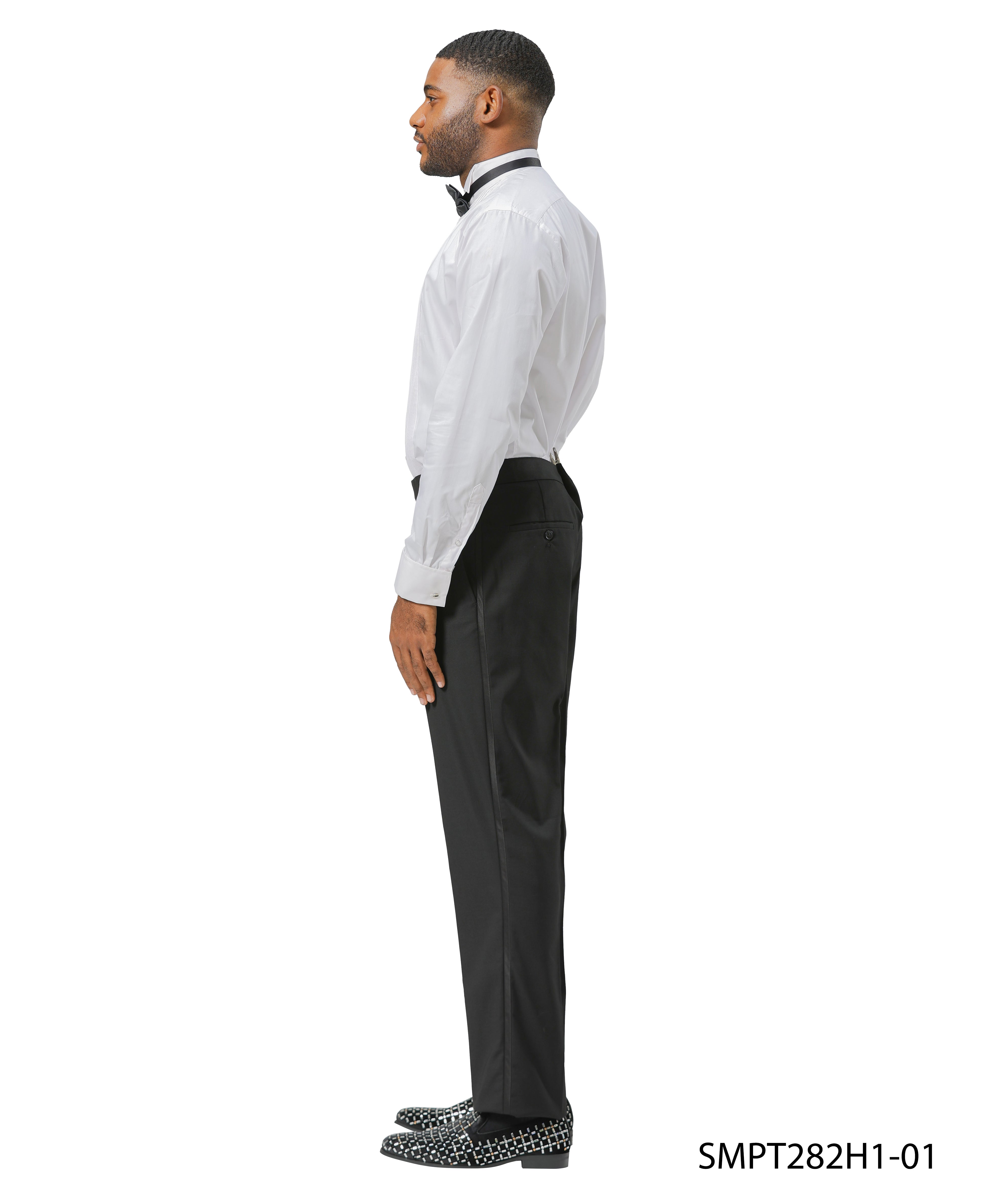 Stacy Adams Solid Tuxedo Dress Pants – Timeless Sophistication & Comfort | D&K Menswear