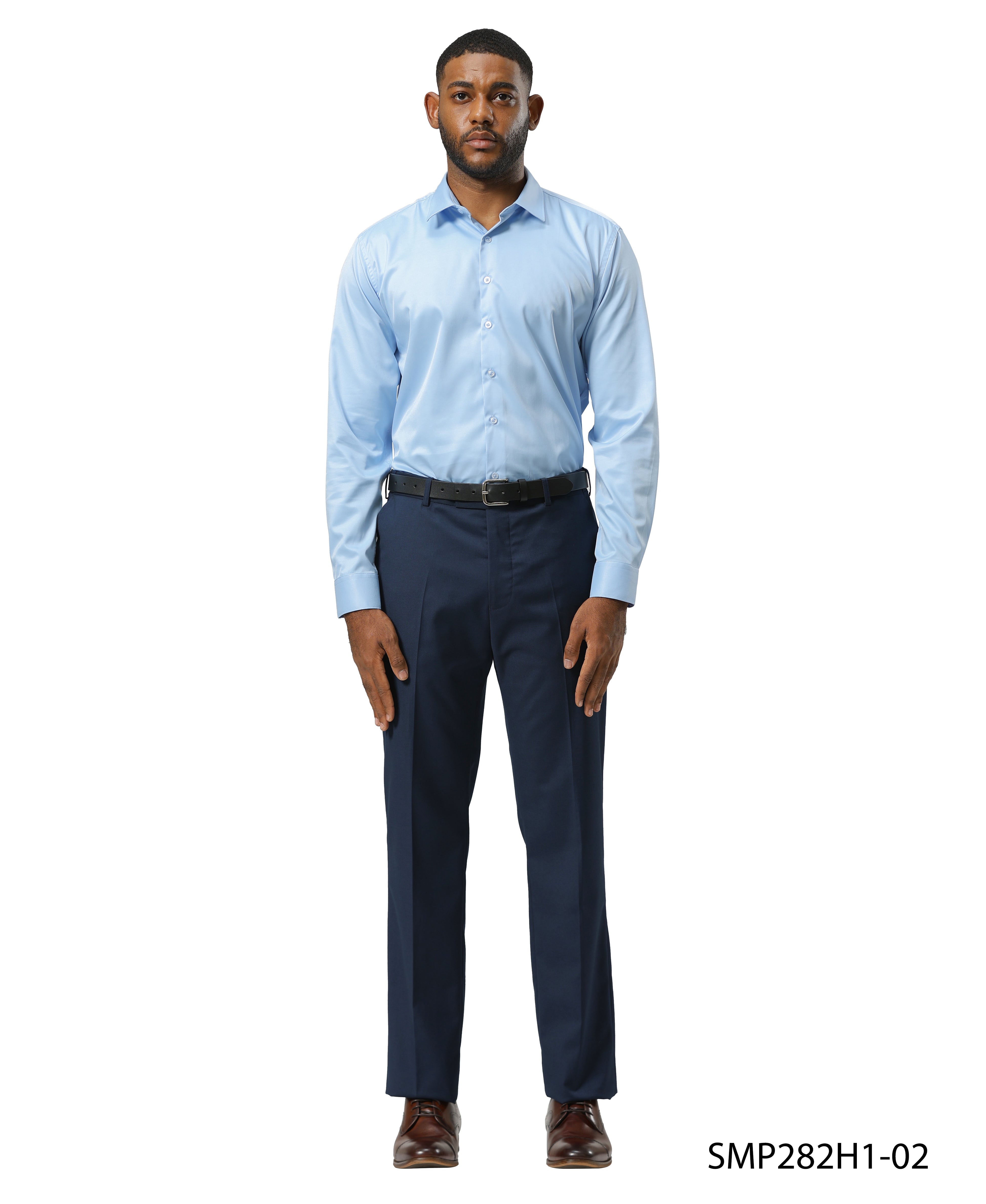 Men’s Dress Pants, Stacy Adams Trousers, Business Attire, Formalwear, Navy Dress Pants, D&K Menswear Collection