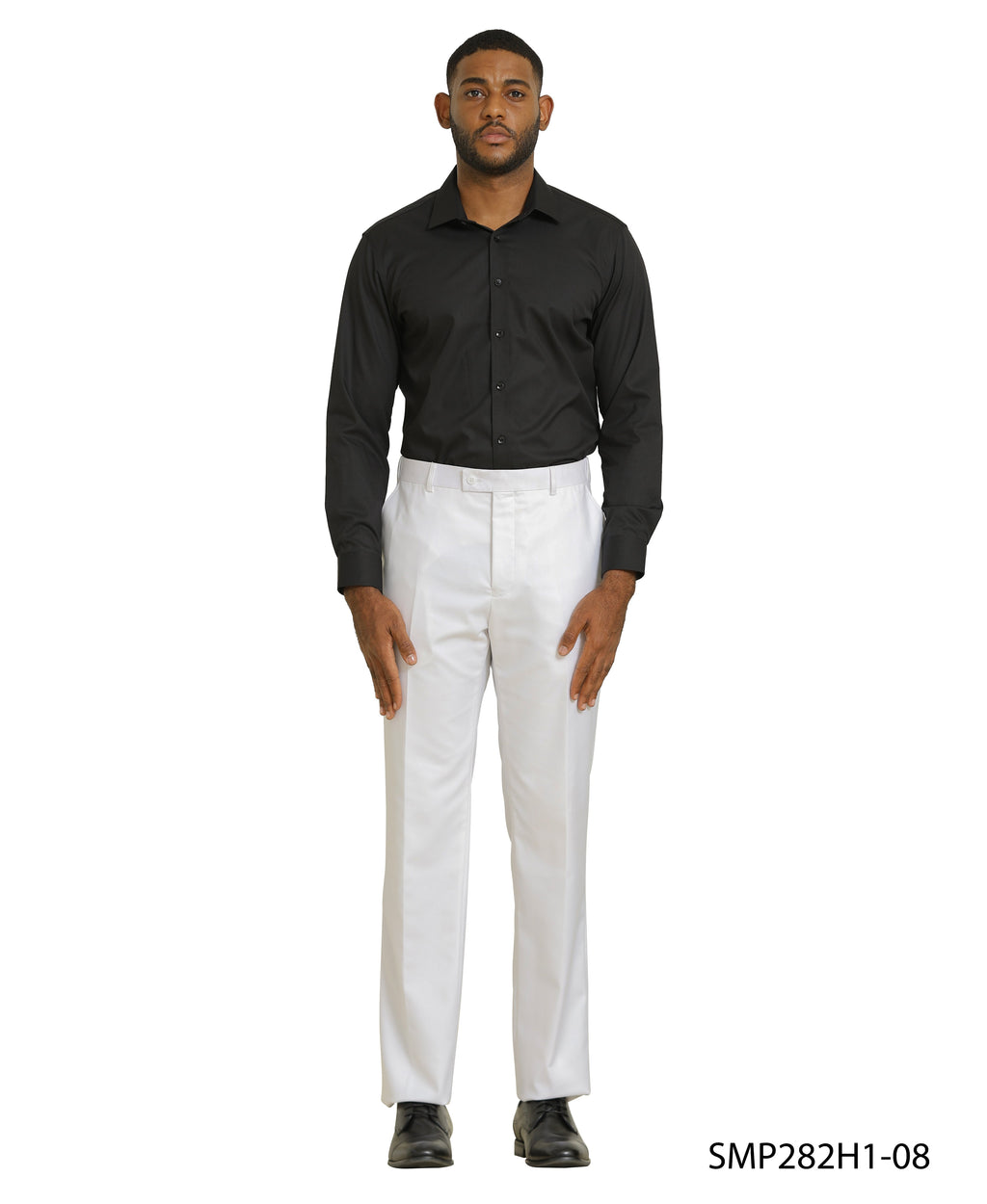Men’s Dress Pants, Stacy Adams Trousers, Business Attire, Formalwear, White Dress Pants, D&K Menswear Collection