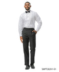 Men’s Tuxedo Pants, Stacy Adams Dress Pants, Formal Attire, Black-Tie Suit, Wedding Suit Pants, D&K Menswear Collection