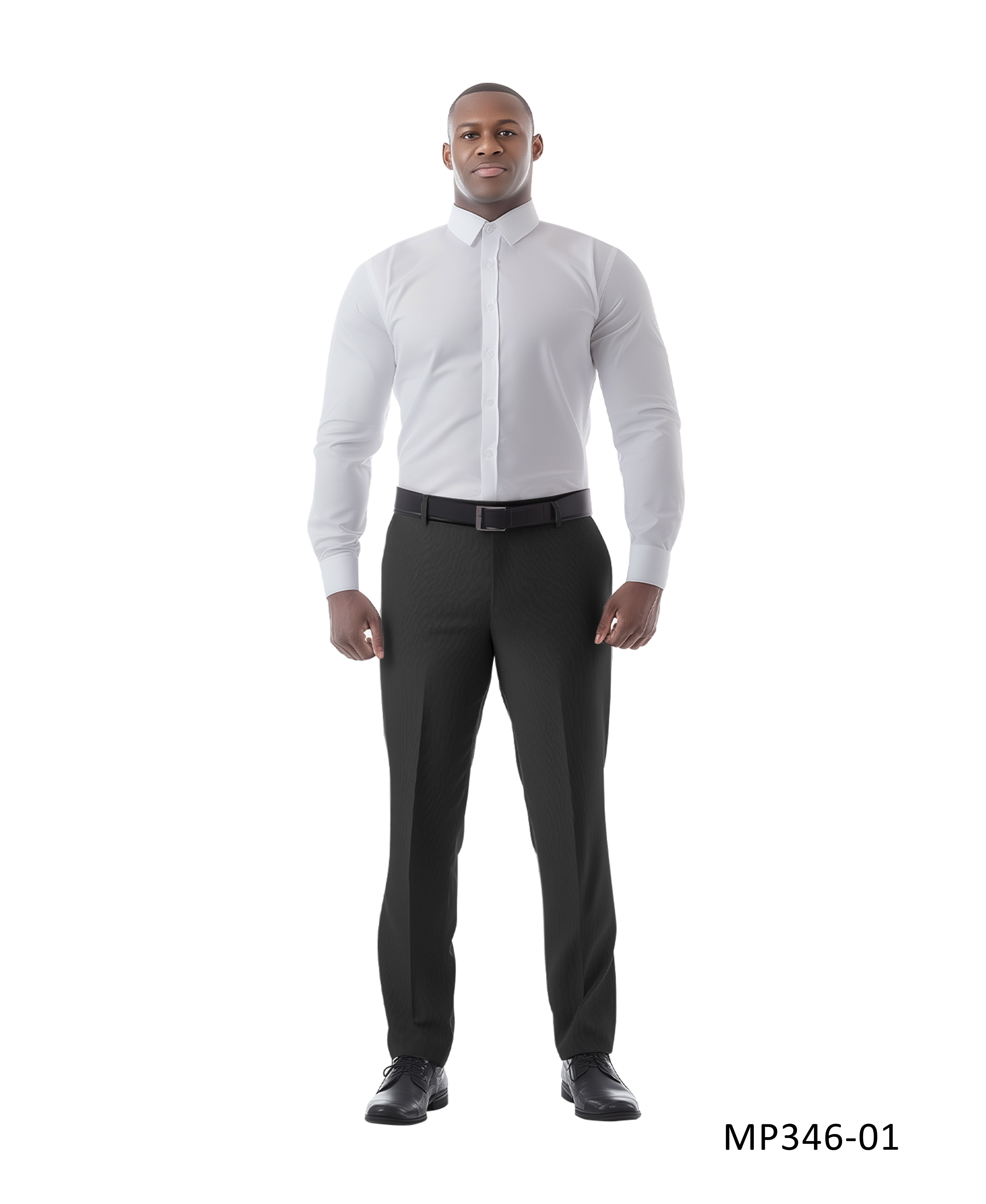 Zegarie Suit Separates Black Solid Men's Dress Pants