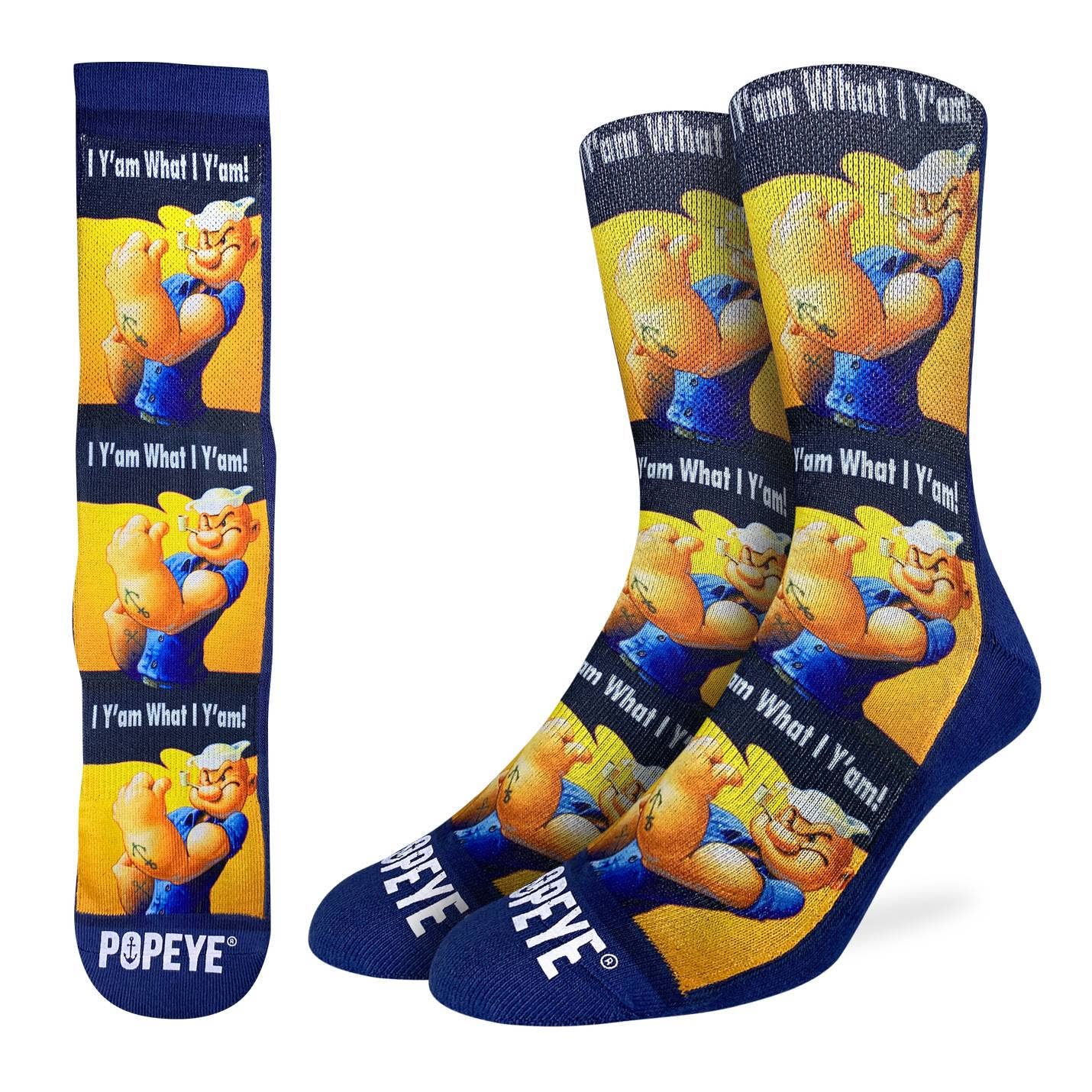 Men's Popeye I Y'am What I Y'am Socks