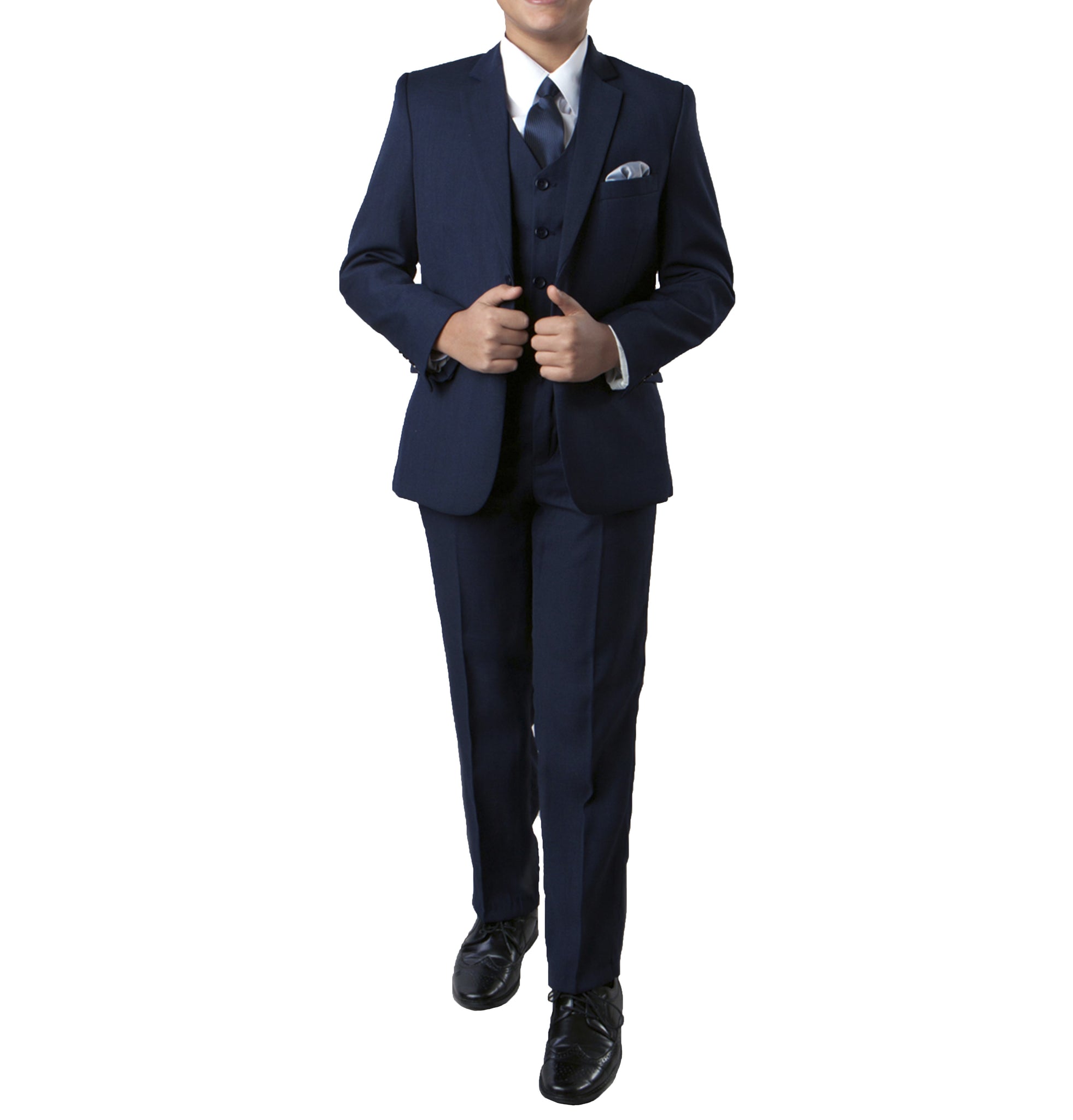 Tazio Navy Formal Classic Fit Suits For Boys