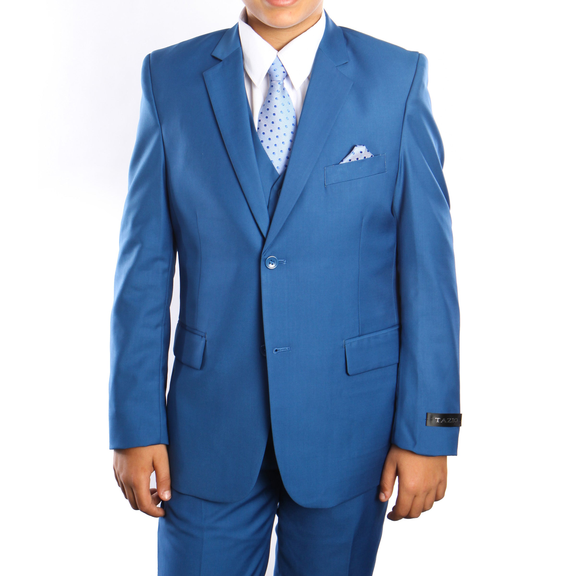 Tazio Indigo Formal Suits For Boys