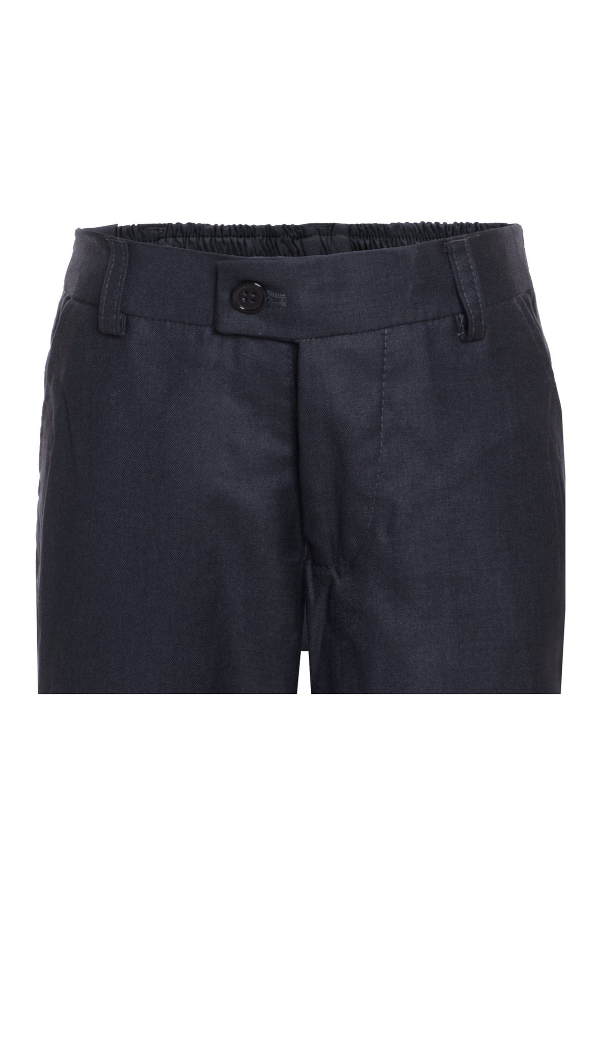 Ezra Charcoal Regular Fit Boys Dress Pants - Ferrecci USA 