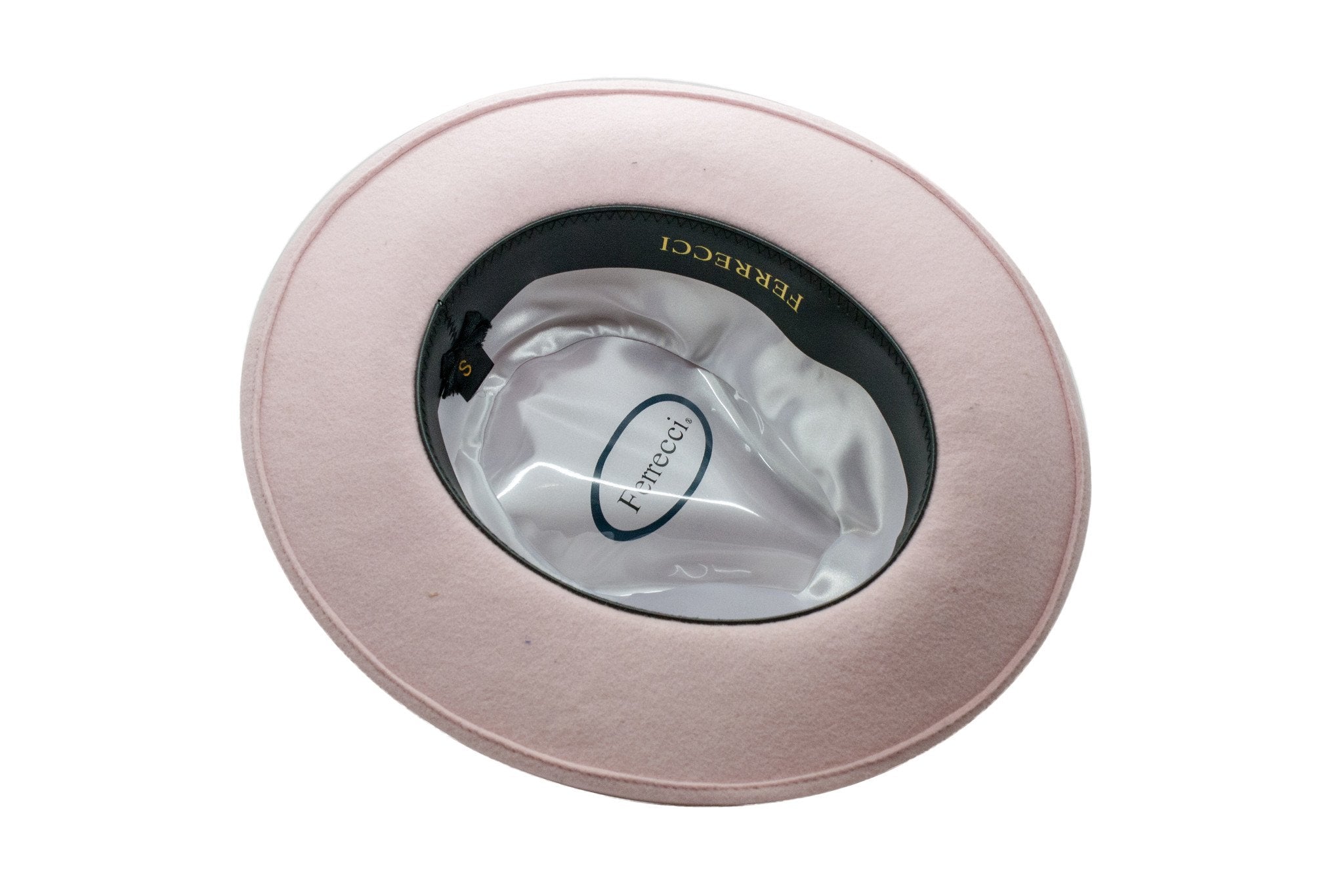 Premium Wool Light Pink Fedora Hat - Ferrecci USA 