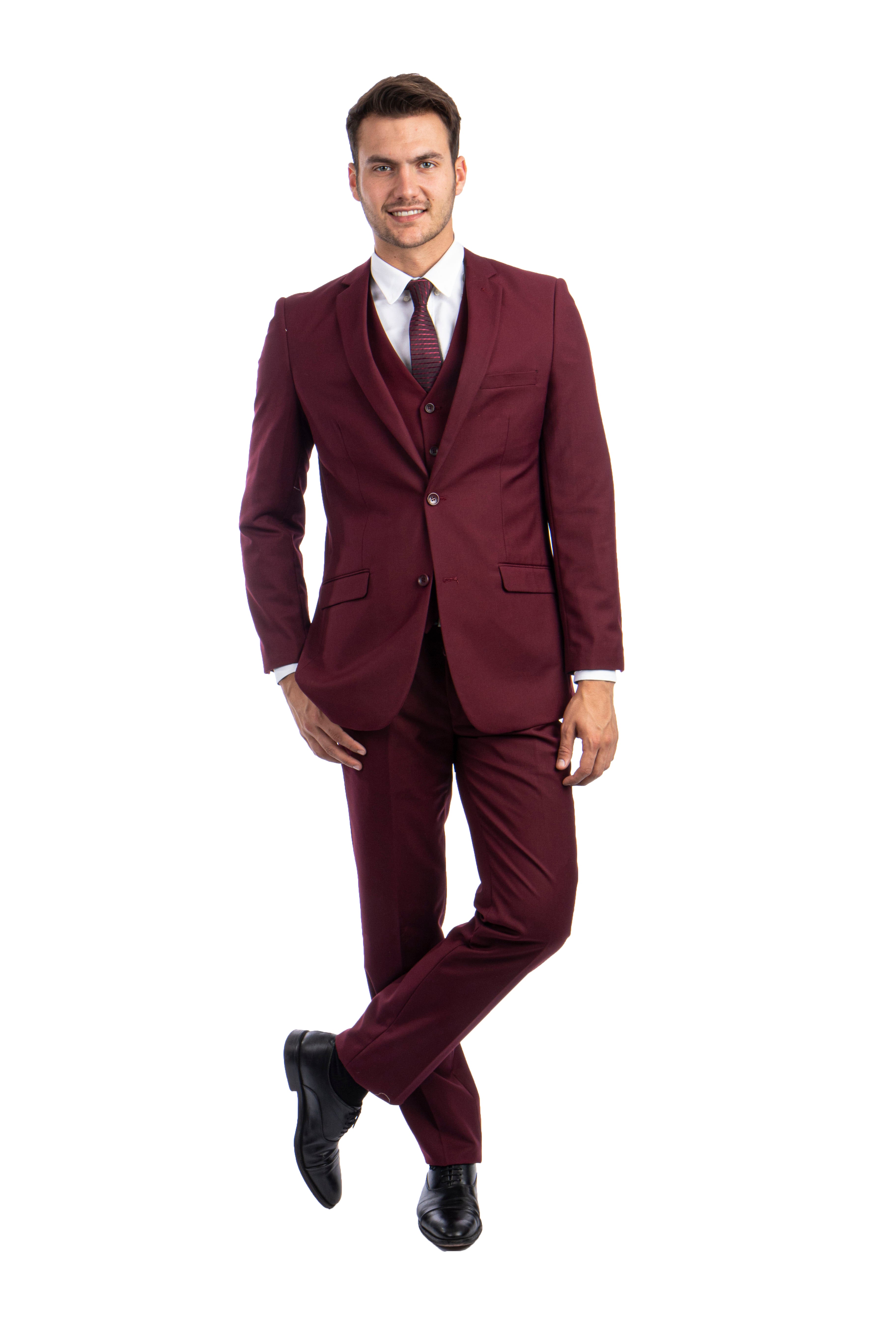 Burgundy Suit For Men Formal Suits For All Ocassions