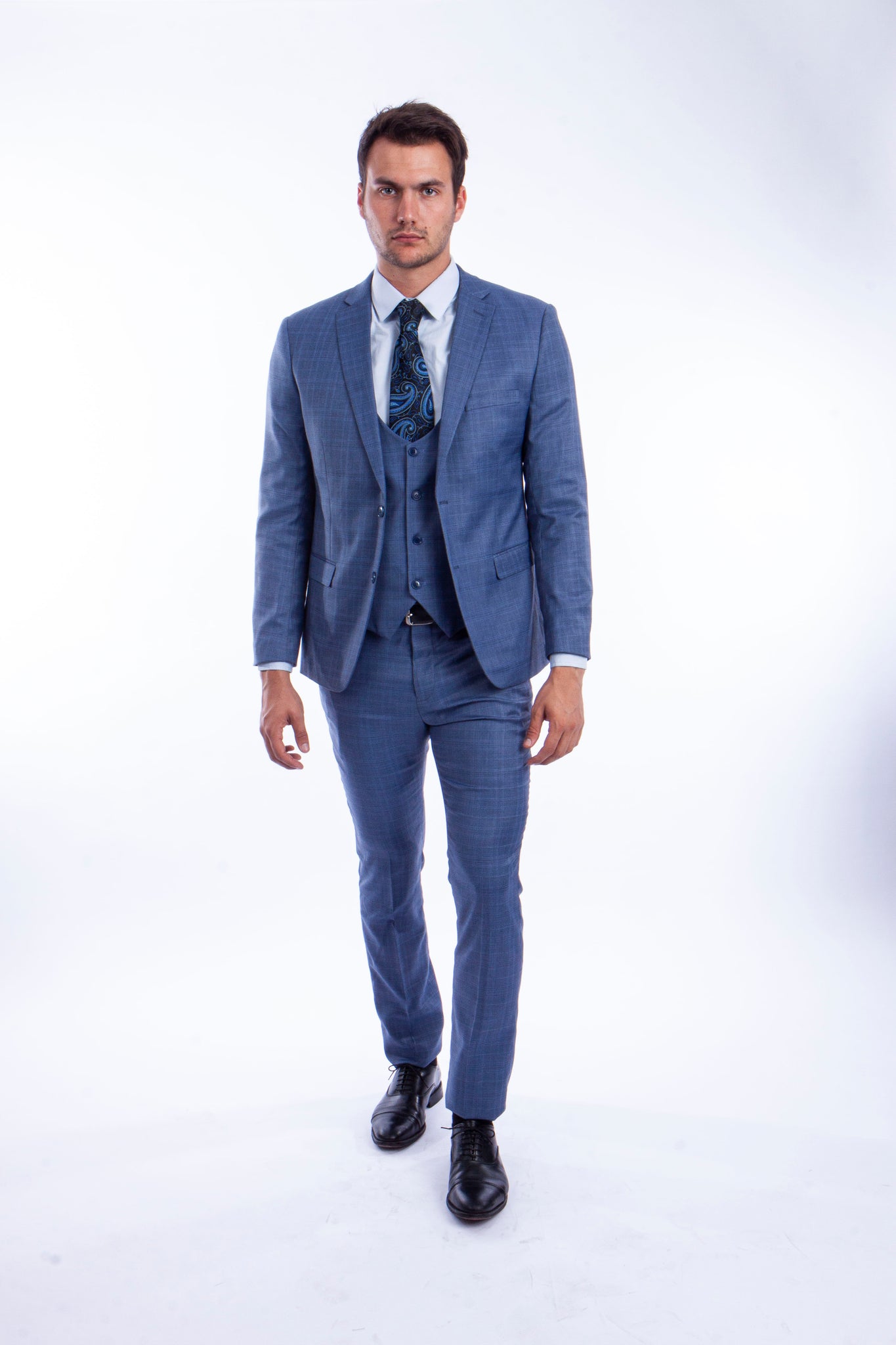 Med Blue Suit For Men Formal Suits For All Ocassions
