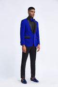 Royal Blue Tazio Sports Coat Dinner Jacket