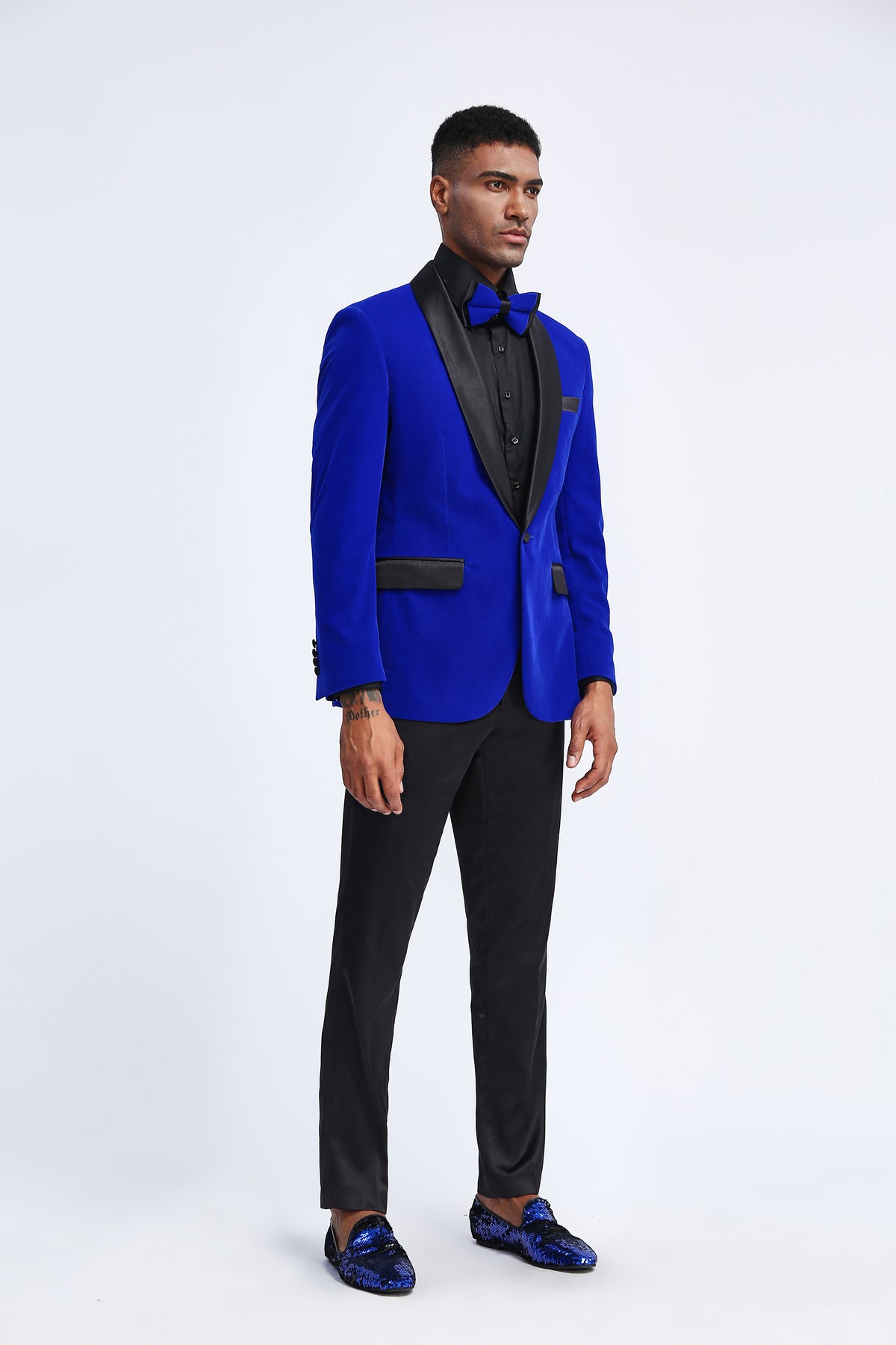Royal Blue Tazio Sports Coat Dinner Jacket