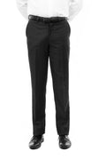 Tazio Black Slim Fit Stretch Dress Pants For Men