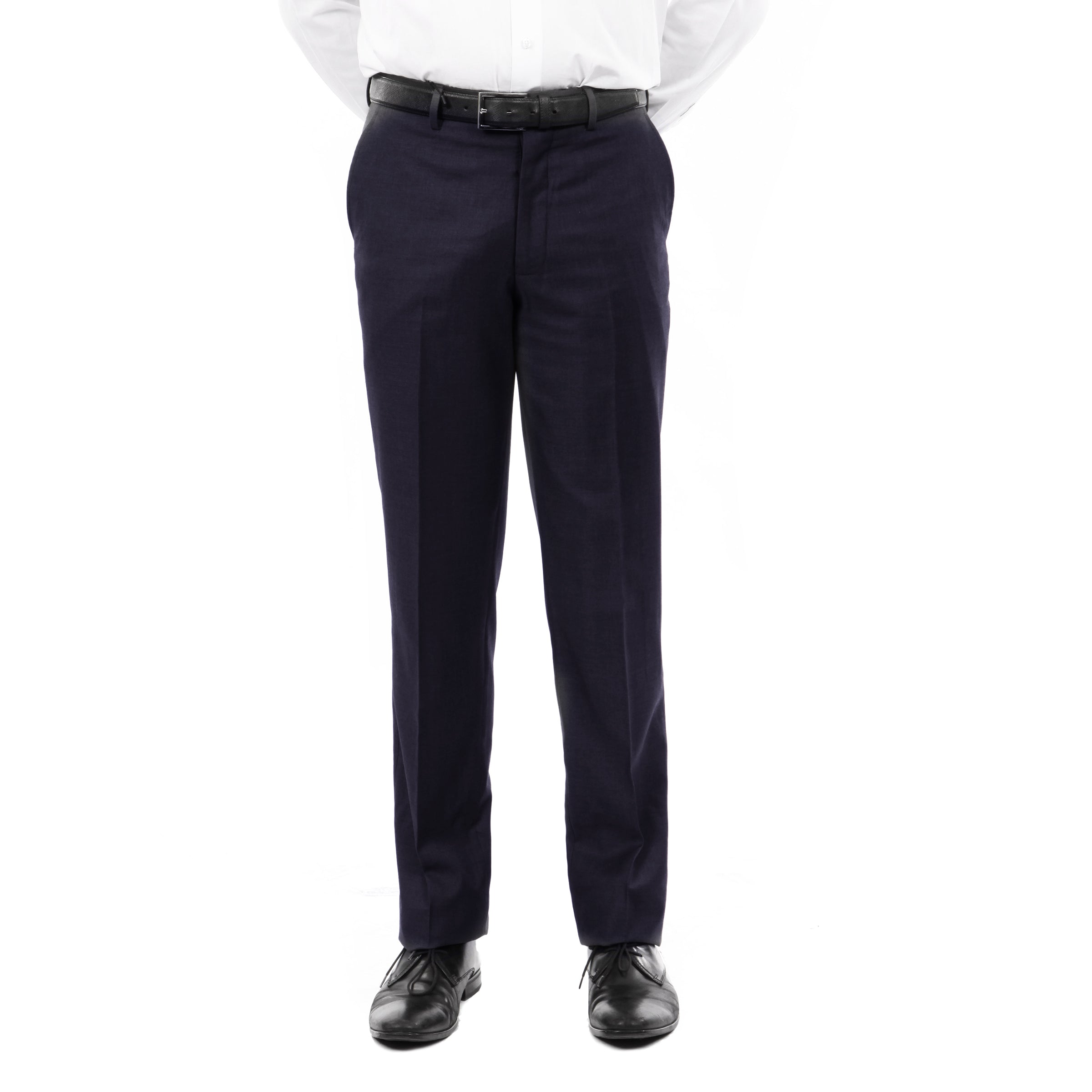 Tazio Navy Slim Fit Stretch Dress Pants For Men