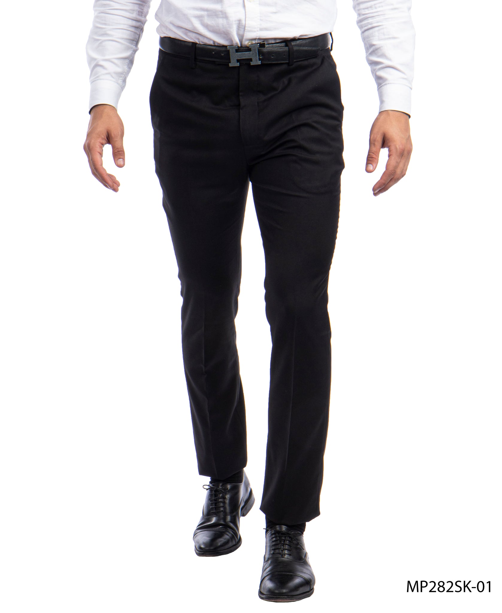 Sean Alexander Black Performance Stretch Dress Pants For Men