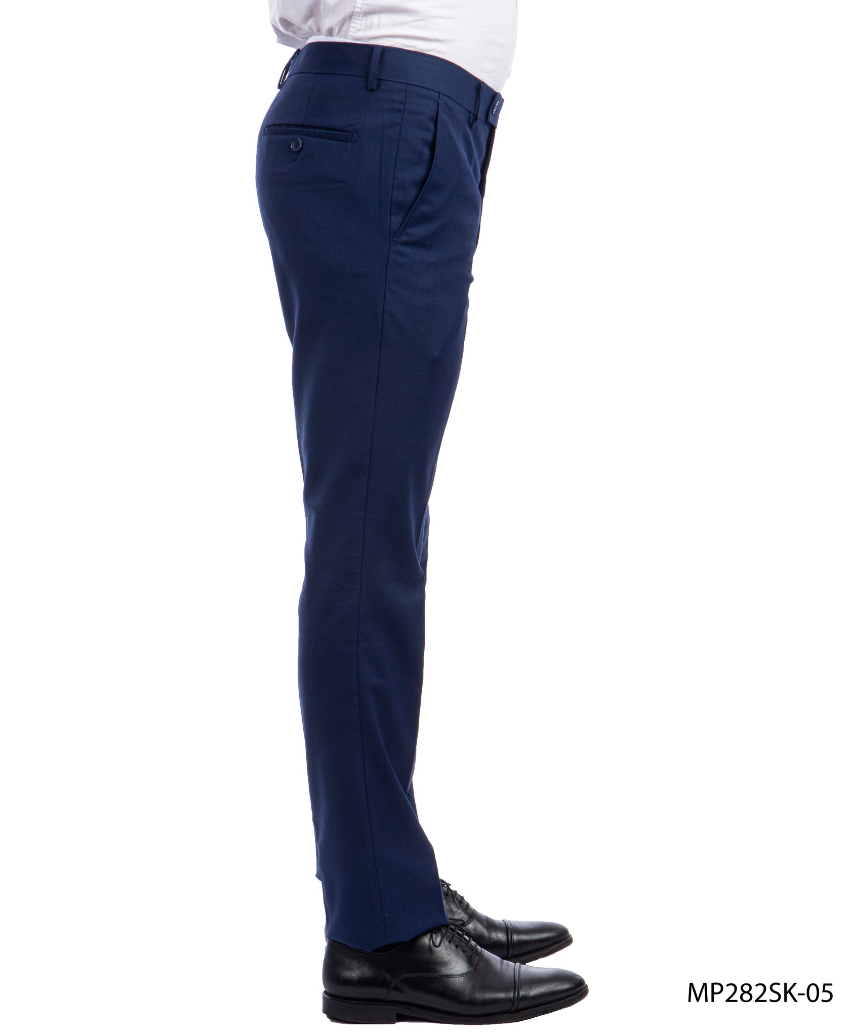 Sean Alexander Indigo Performance Stretch Dress Pants For Men
