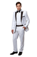 2 PC Solid Slim Fit Prom Tuxedos