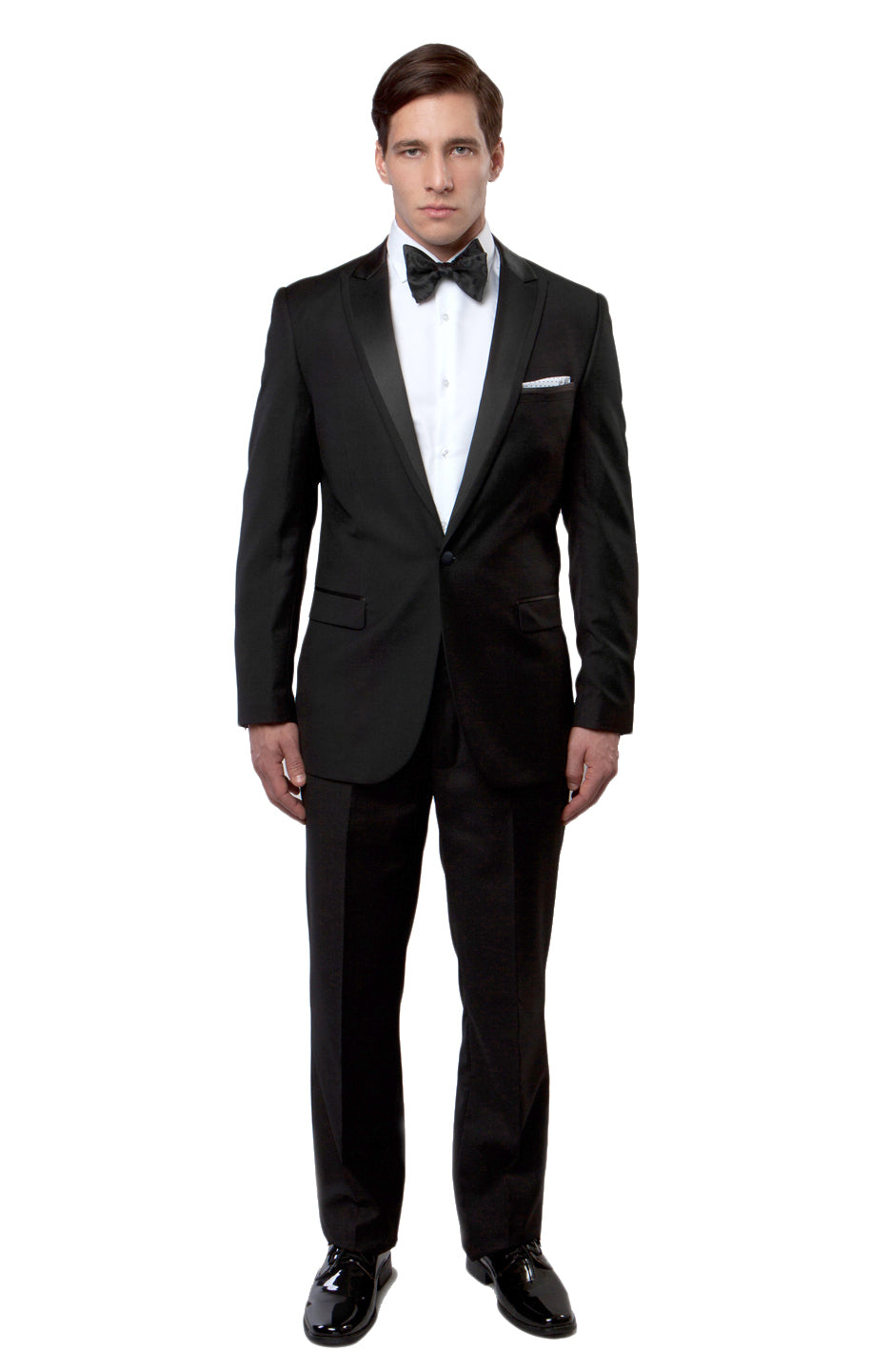 Solid Slim Fit 2 PC Prom Tuxedos