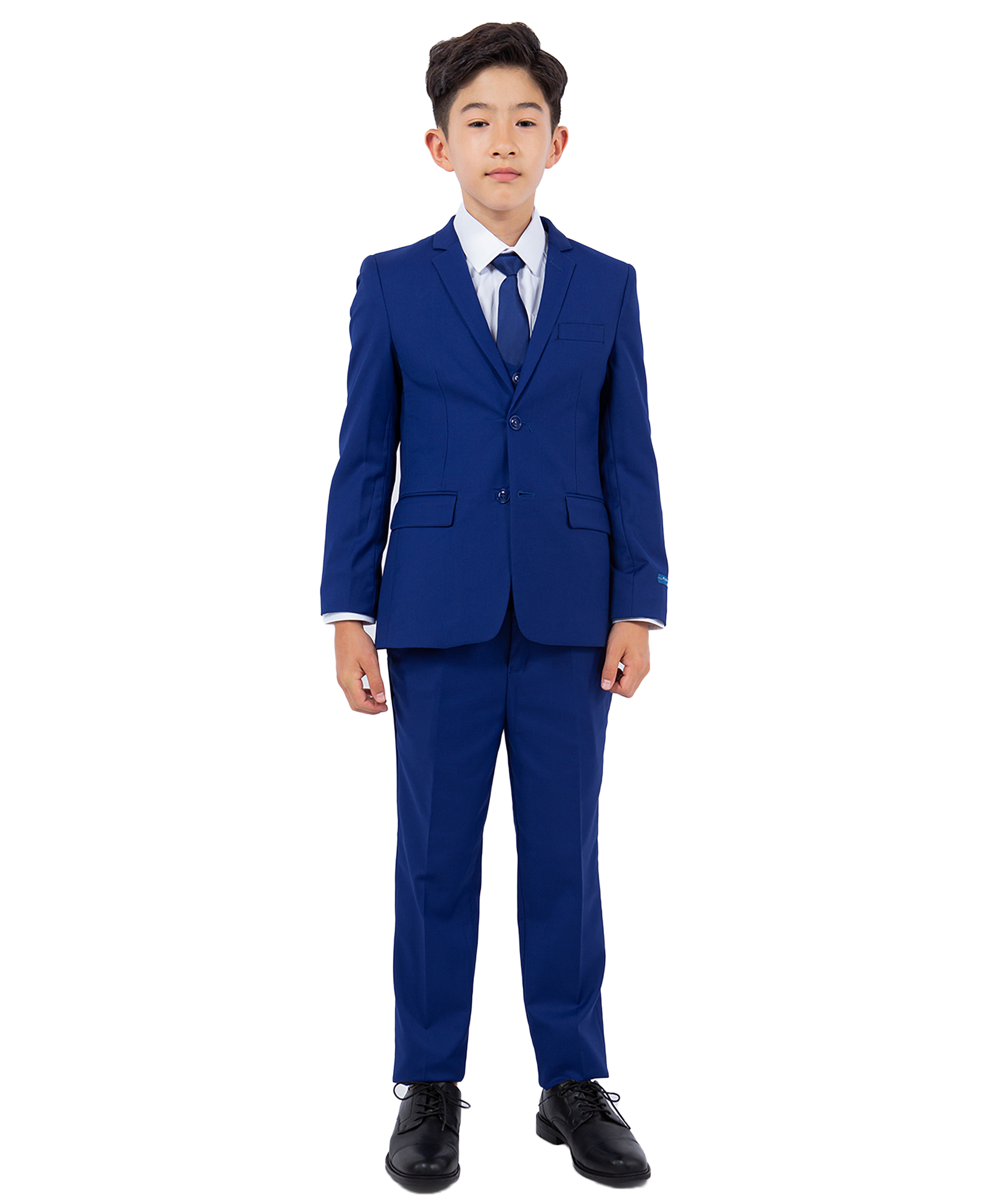 Perry Ellis Boys Suit Solid Royal Blue