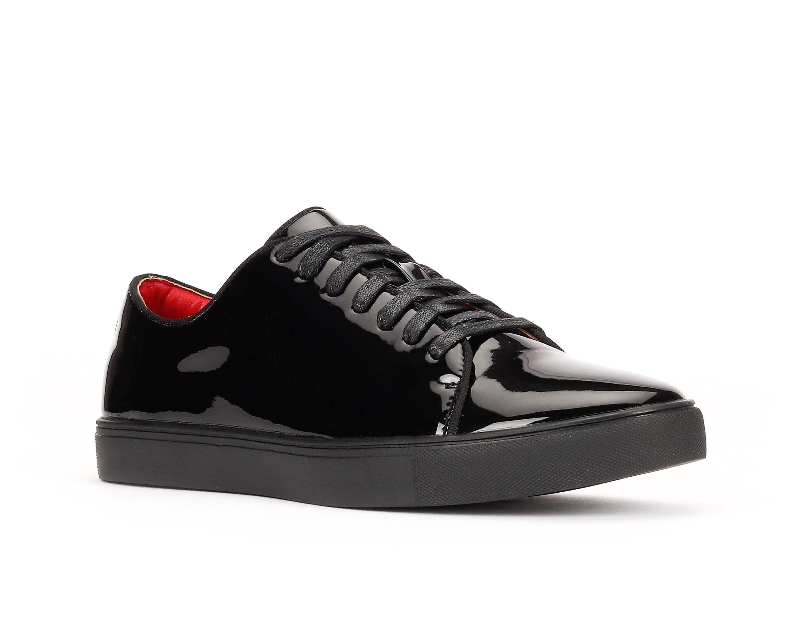 MENS PATENT LEATHER SNEAKER