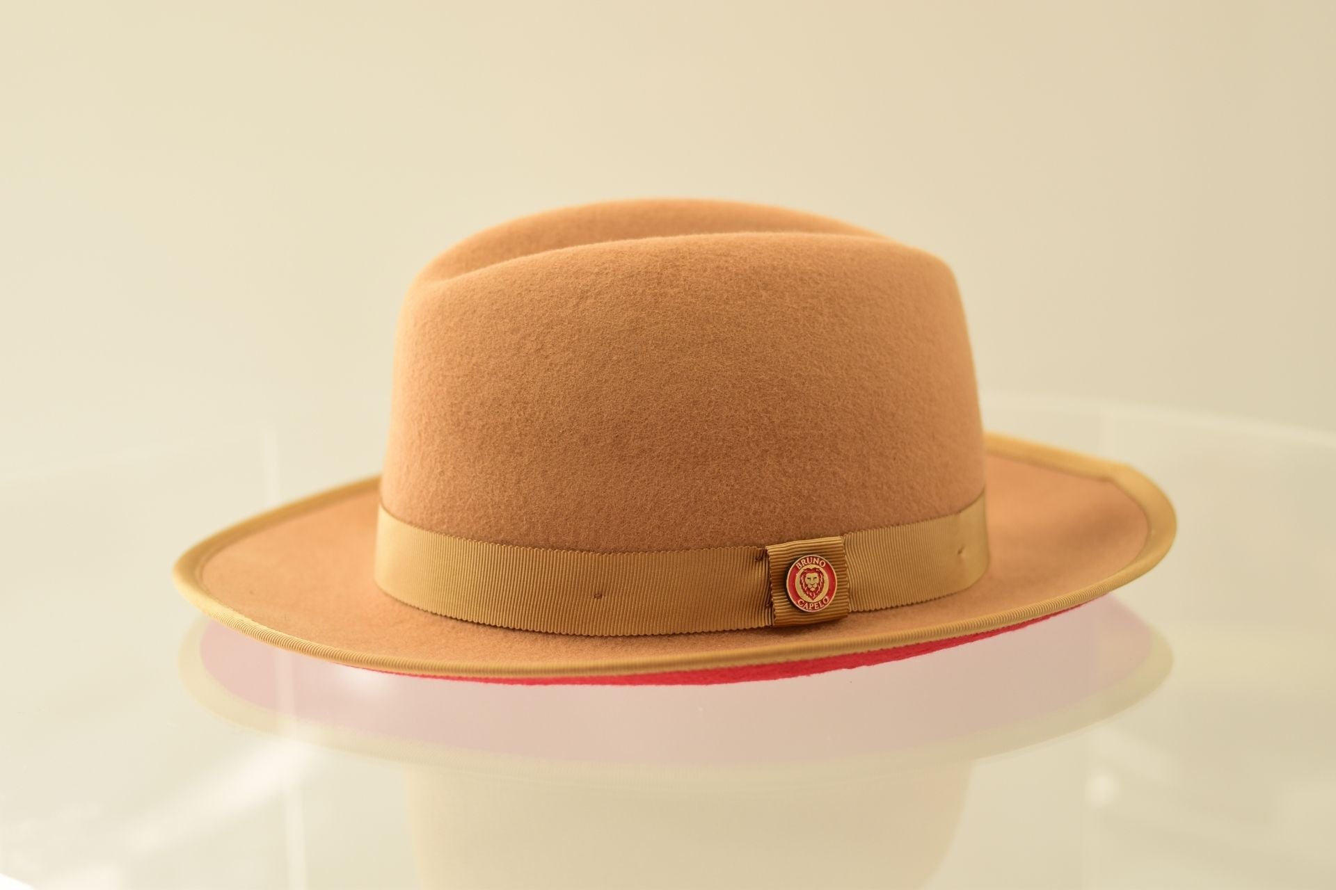 Princeton Tan/Red Fedora