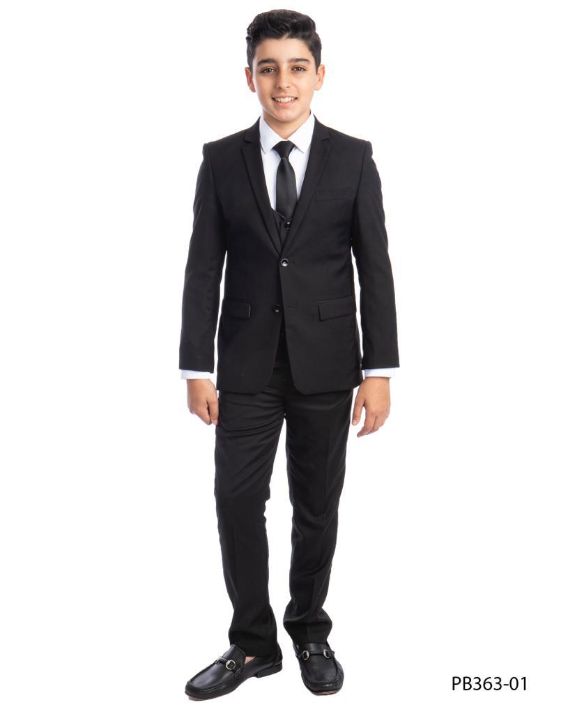 Perry Ellis Kids Black 5-Piece Suit