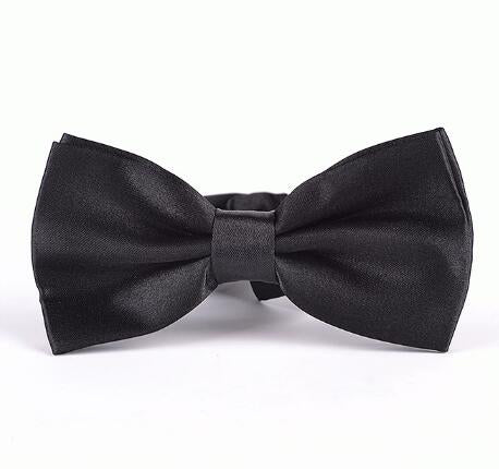 Black Microfiber Bowtie – Classic & Elegant Men’s Accessory