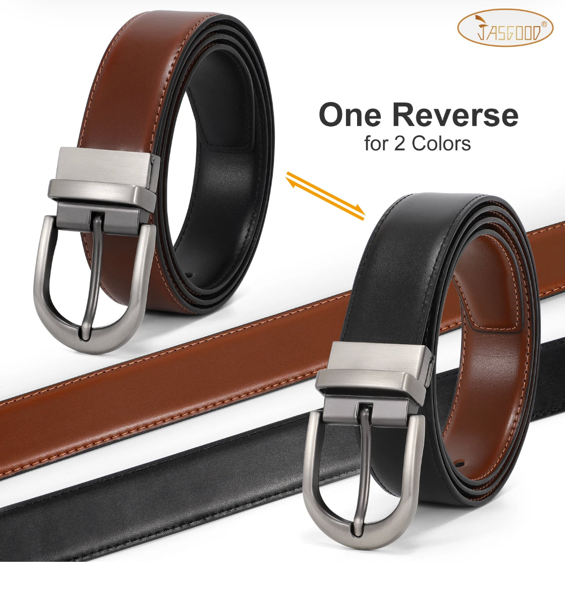 Reversible Genuine Leather belt