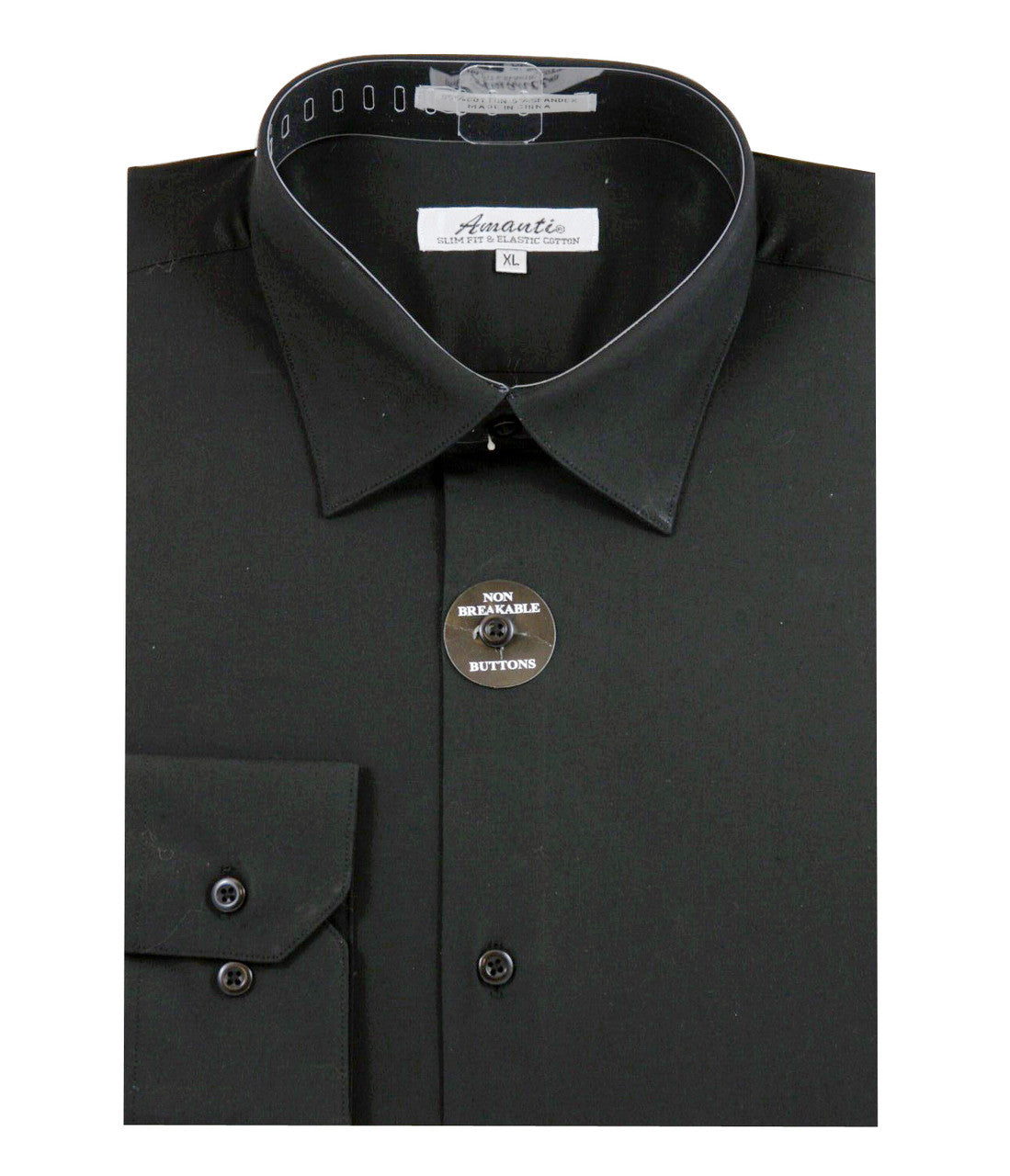 Amanti Slim Fit Convertible Cuff Dress Shirt